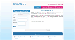 Desktop Screenshot of paws-stl.org