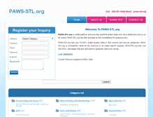 Tablet Screenshot of paws-stl.org